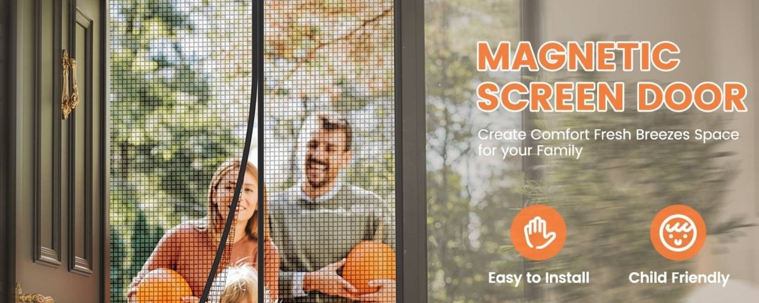 best magnetic screen door 