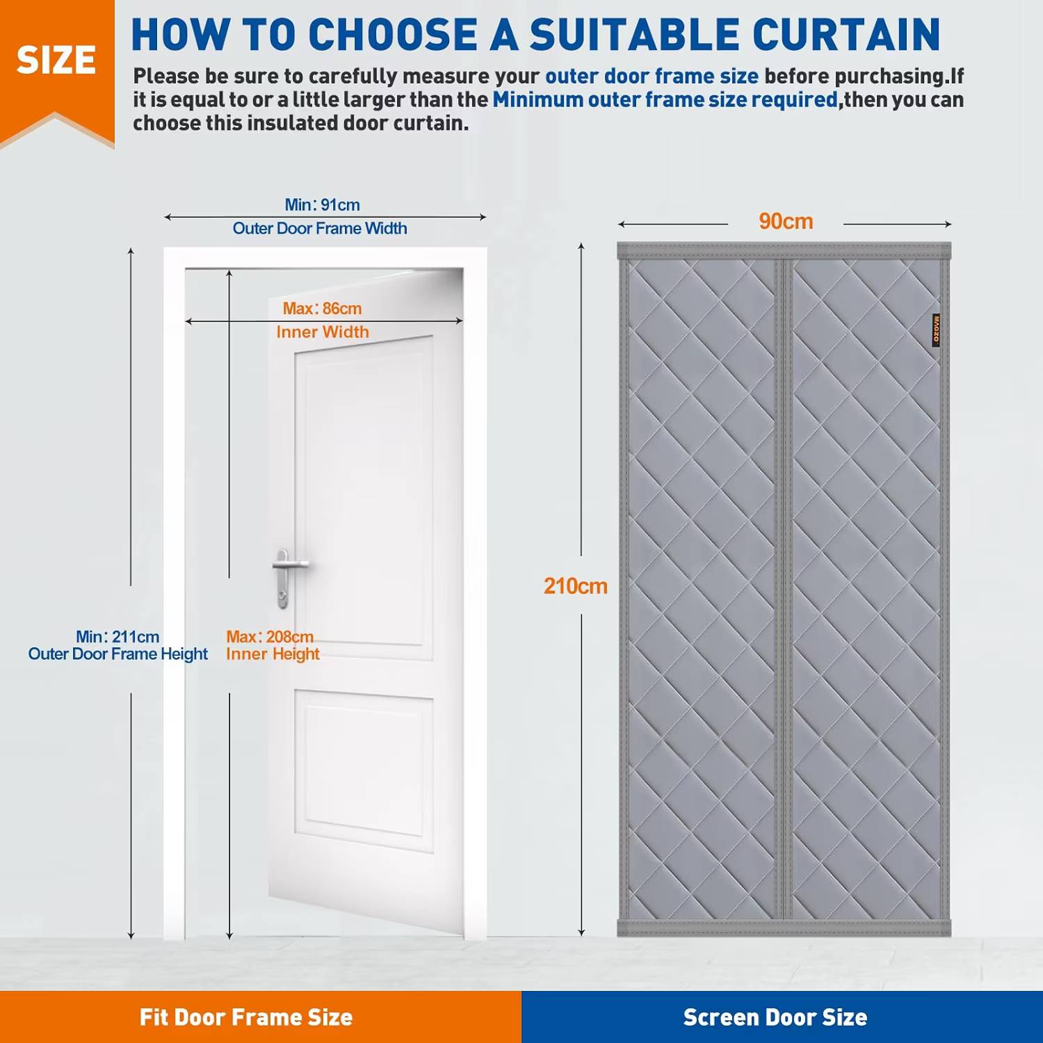 buy insulated door curtain