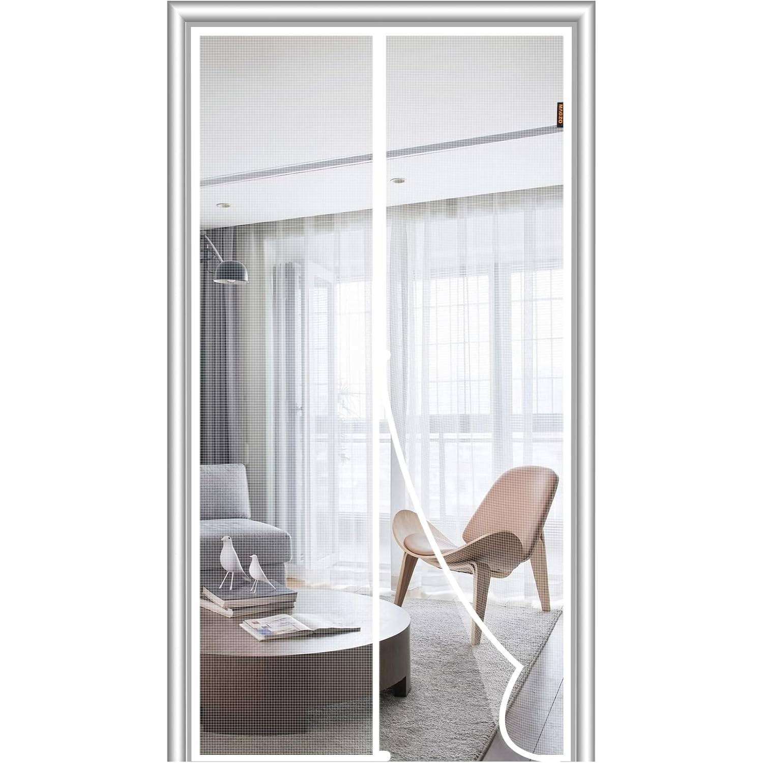 Door Fly Screen White - 70cm (W) x 210cm (H): image 8