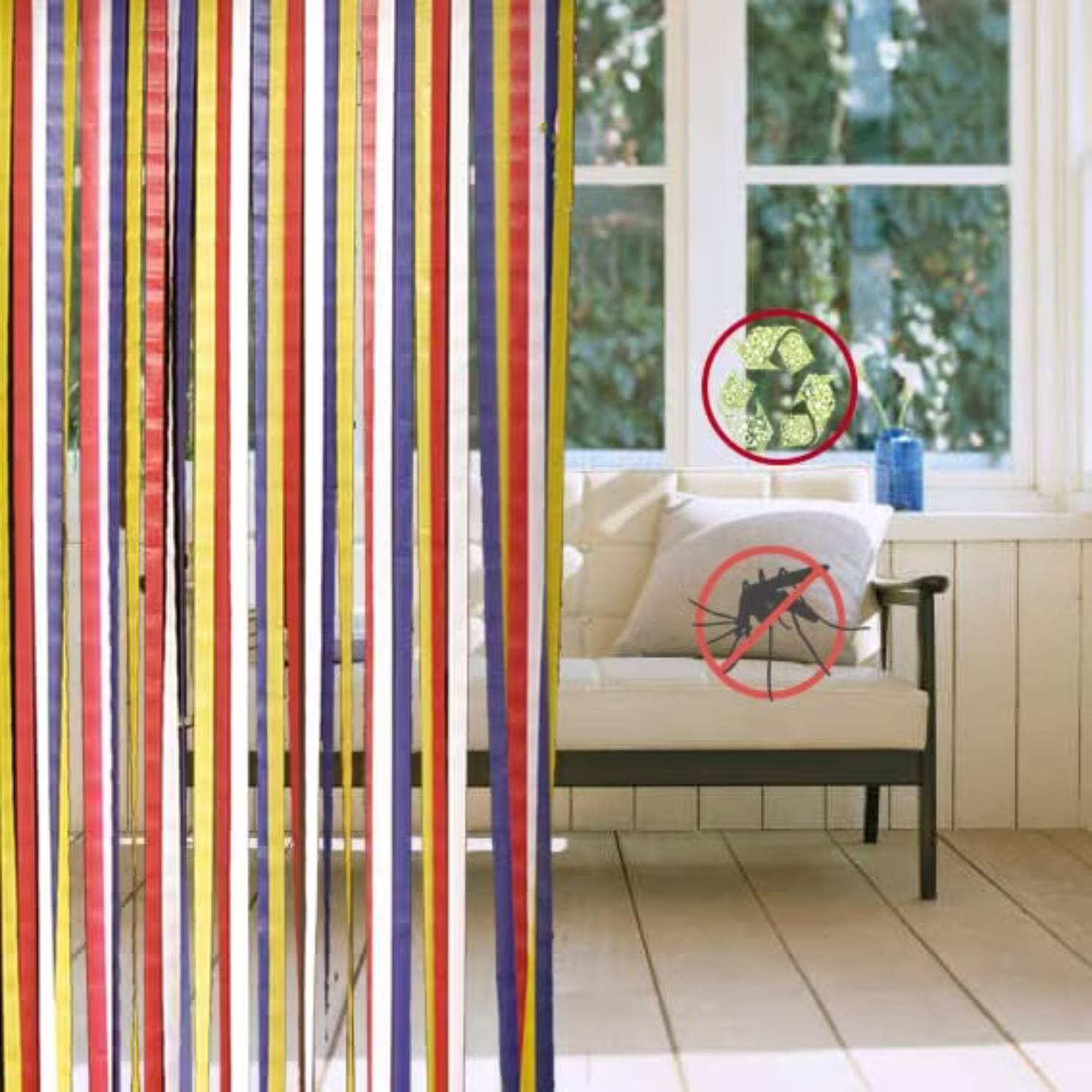 Rainbow Anti-Insect Door Curtain: image 5