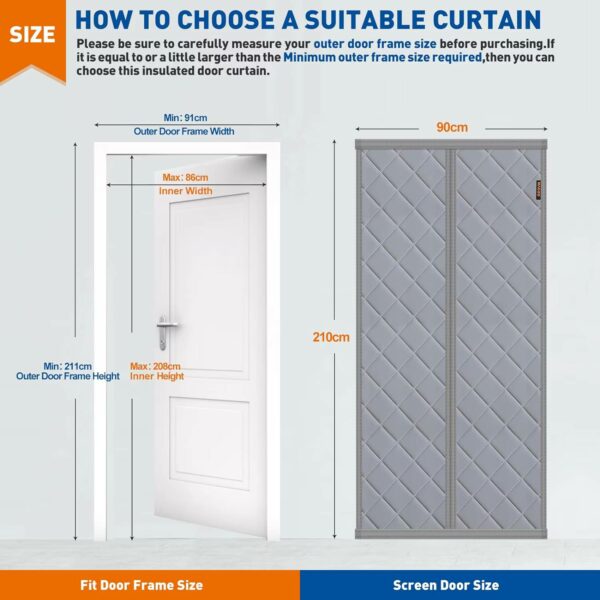buy insulated door curtain