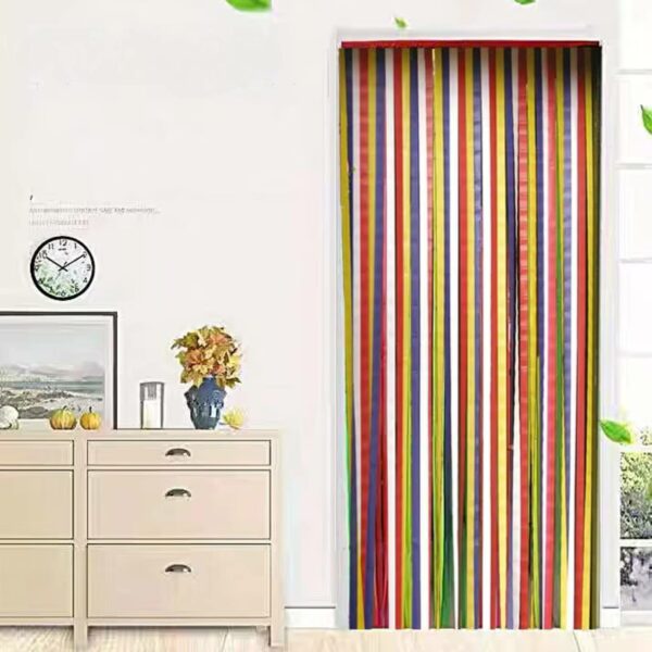 buy multi colour slat type door curtain